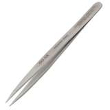Tweezers, Economy, Straight, Sharp, Stainless Steel, Anti-Magnetic, 4.5" OAL redirect to product page